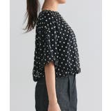 フラワー刺繍バルーンブラウス ブラウス シフォン素材 | Pierrot | 詳細画像7 