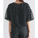 フラワー刺繍バルーンブラウス ブラウス シフォン素材 | Pierrot | 詳細画像8 