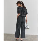 フラワー刺繍バルーンブラウス ブラウス シフォン素材 | Pierrot | 詳細画像26 