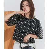 フラワー刺繍バルーンブラウス ブラウス シフォン素材 | Pierrot | 詳細画像14 