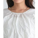ワッシャーボリュームスリーブブラウス ブラウス ボリュームスリーブ | Pierrot | 詳細画像4 