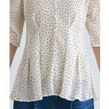 ドット楊柳ウエストタックブラウス ブラウス ドット | Pierrot | 詳細画像6 