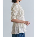 ドット楊柳ウエストタックブラウス ブラウス ドット | Pierrot | 詳細画像9 