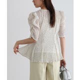 ドット楊柳ウエストタックブラウス ブラウス ドット | Pierrot | 詳細画像23 