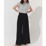 [ECLAM]タックデザインワイドパンツ ワイドパンツ タックデザイン | Pierrot | 詳細画像24 