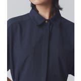 ウエストドロストシャツワンピース シャツワンピース 比翼仕立て | Pierrot | 詳細画像4 