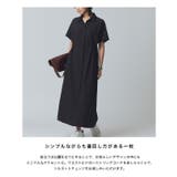 ウエストドロストシャツワンピース シャツワンピース 比翼仕立て | Pierrot | 詳細画像3 