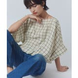 [RASW]シアーチェックドルマンブラウス ブラウス シアー素材 | Pierrot | 詳細画像17 