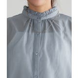 フリルネックシアーブラウス ブラウス シアー | Pierrot | 詳細画像4 
