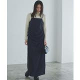 ブラック | ドレープタックキャミワンピース ワンピース キャミワンピ | Pierrot