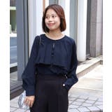 タックケープ風ブラウス ブラウス タック | Pierrot | 詳細画像29 