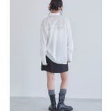 [ECLAM] ロングカフスボウタイシャツ シャツ | Pierrot | 詳細画像19 