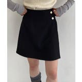 [ECLAM] 【パンツ付き】ゴールドボタンラップスコート スコート | Pierrot | 詳細画像24 