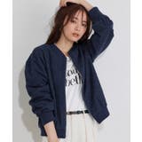 ネイビー | ツイードブルゾン ブルゾン ツイード | Pierrot