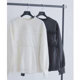 [ECLAM]ペプラムドッキングプルオーバー ふんわり 女性らしい | Pierrot | 詳細画像5 