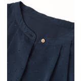 タックデザインドビーシフォンブラウス ドット 上品 | Pierrot | 詳細画像10