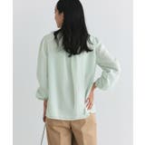 タックデザインドビーシフォンブラウス ドット 上品 | Pierrot | 詳細画像17