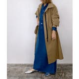 [RASW]スタンドカラーロングライトコート ロングコート ウエスト | Pierrot | 詳細画像31 