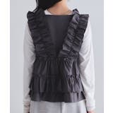 [ECLAM]フリルギャザーベスト フリル 肩 | Pierrot | 詳細画像9 