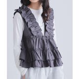 [ECLAM]フリルギャザーベスト フリル 肩 | Pierrot | 詳細画像20 