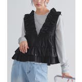 [ECLAM]フリルギャザーベスト フリル 肩 | Pierrot | 詳細画像21 