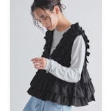 [ECLAM]フリルギャザーベスト フリル 肩 | Pierrot | 詳細画像22 