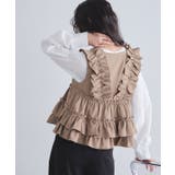 [ECLAM]フリルギャザーベスト フリル 肩 | Pierrot | 詳細画像15 