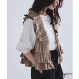 [ECLAM]フリルギャザーベスト フリル 肩 | Pierrot | 詳細画像17 