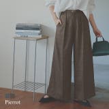 選べる柄タックワイドパンツ タックワイドパンツ ワイドパンツ | Pierrot | 詳細画像1