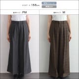選べる柄タックワイドパンツ タックワイドパンツ ワイドパンツ | Pierrot | 詳細画像12