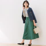 綿プリペラ フレアロングスカートフレアスカート ウエストゴム ロング丈 フロン | Pierrot | 詳細画像5 