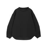 ブラック | [RASW] ランタンスリーブダンボールプルオーバー プルオーバー | Pierrot