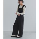 ブラック | [ECLAM] バックリボンデザインオールインワン オールインワン | Pierrot