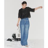 [ECLAM] スパンコールクロップドブラウス ブラウス | Pierrot | 詳細画像15 