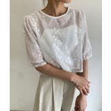 [ECLAM] スパンコールクロップドブラウス ブラウス | Pierrot | 詳細画像18 