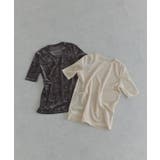 [ECLAM] シアーベロアカットソー カットソー | Pierrot | 詳細画像2 