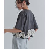 [ECLAM] フリルドッキングトップス カットソー | Pierrot | 詳細画像20 