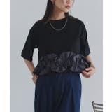 [ECLAM] フリルドッキングトップス カットソー | Pierrot | 詳細画像11 