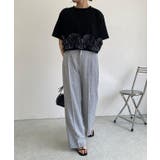 [ECLAM] フリルドッキングトップス カットソー | Pierrot | 詳細画像16 