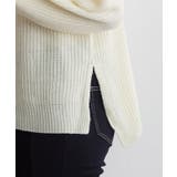 ボリューム袖ハイネックプルオーバー ニット セーター ハイネック 畦ニット | Pierrot | 詳細画像6 