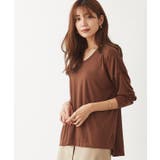 サイドスリットVネックロンT ロンT ロングTシャツ カットソー Tシャツ | Pierrot | 詳細画像10