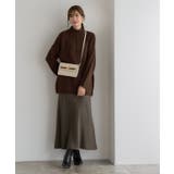 ロングニットスカート スカート ニットスカート フレアスカート ニット ロング | Pierrot | 詳細画像9 