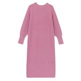ピンク | パフスリーブロングニットワンピース ワンピース ニットワンピース | Pierrot