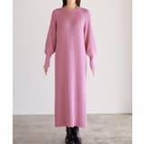 パフスリーブロングニットワンピース ワンピース ニットワンピース | Pierrot | 詳細画像7