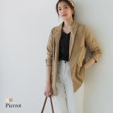リネンテーラードジャケット ジャケット リネン | Pierrot | 詳細画像1 