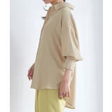 マットサテンオーバーサイズシャツ シャツ ブラウス サテン 長袖 ボリューム | Pierrot | 詳細画像7