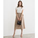 サイドリボンナロースカート スカート 綿混 ロングスカート リボン | Pierrot | 詳細画像20 