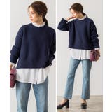 選べる2ネッククロップド丈ニット ニット セーター | Pierrot | 詳細画像21 