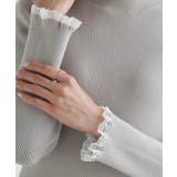 レース付ハイネックリブニット ニット セーター | Pierrot | 詳細画像6 