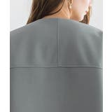 ノーカラーショートコート コート 秋 | Pierrot | 詳細画像4 